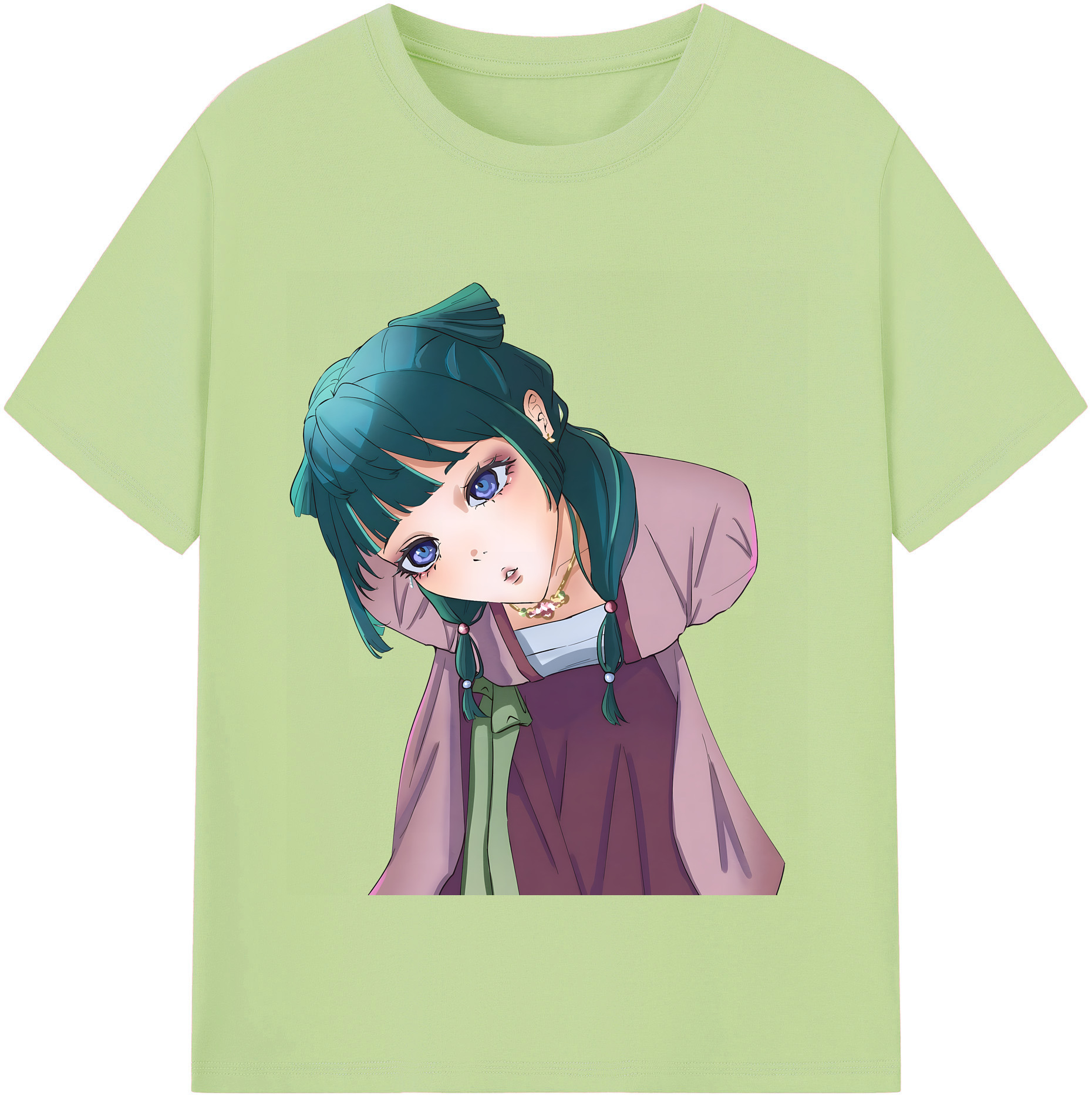 （画像用） 薬屋のひとりごと The Apothecary Diaries 綿100％半袖Tシャツ（フロントプリント）